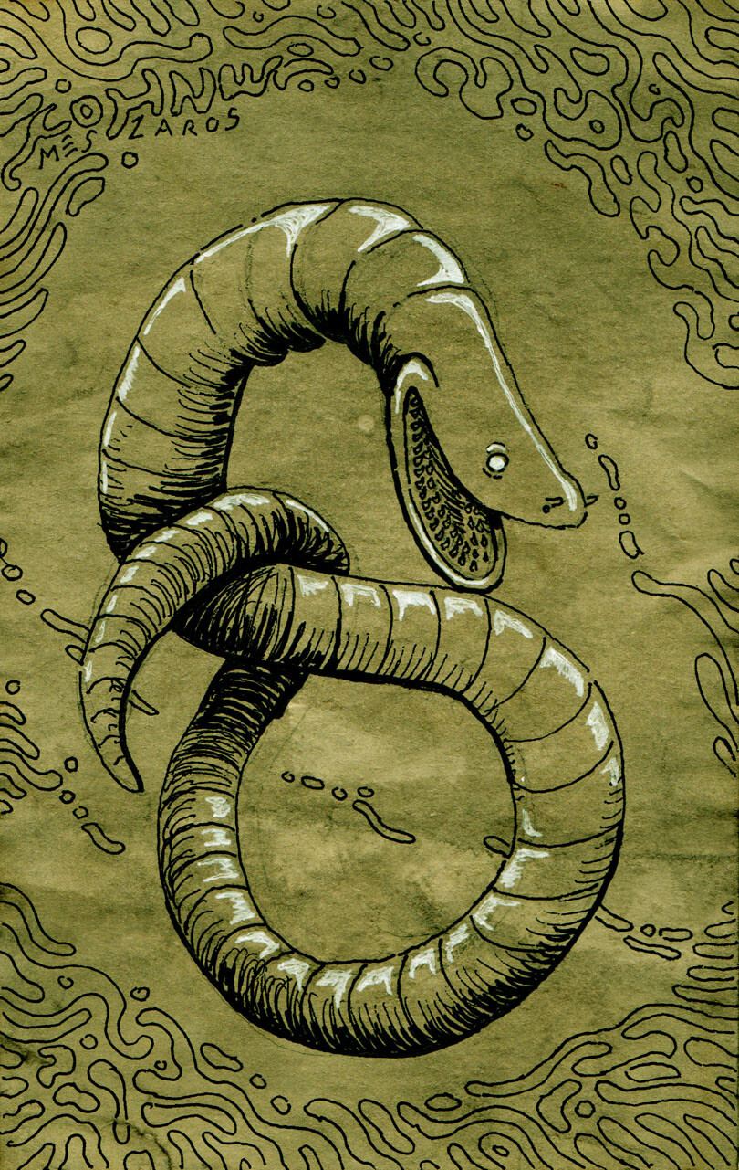 Drawing of Sinkhole Sam